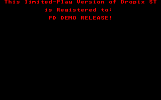 Dropix ST atari screenshot