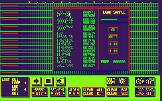Drum Studio atari screenshot