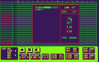 Drum Studio atari screenshot