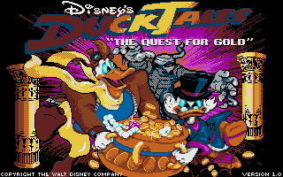 Duck Tales - The Quest for Gold atari screenshot