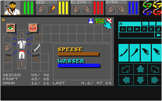 Dungeon Master atari screenshot