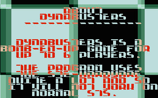 Dynabusters atari screenshot