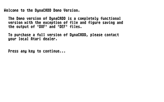 DynaCADD — screenshot 1