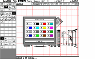 DynaCADD atari screenshot