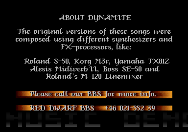 Dynamite atari screenshot