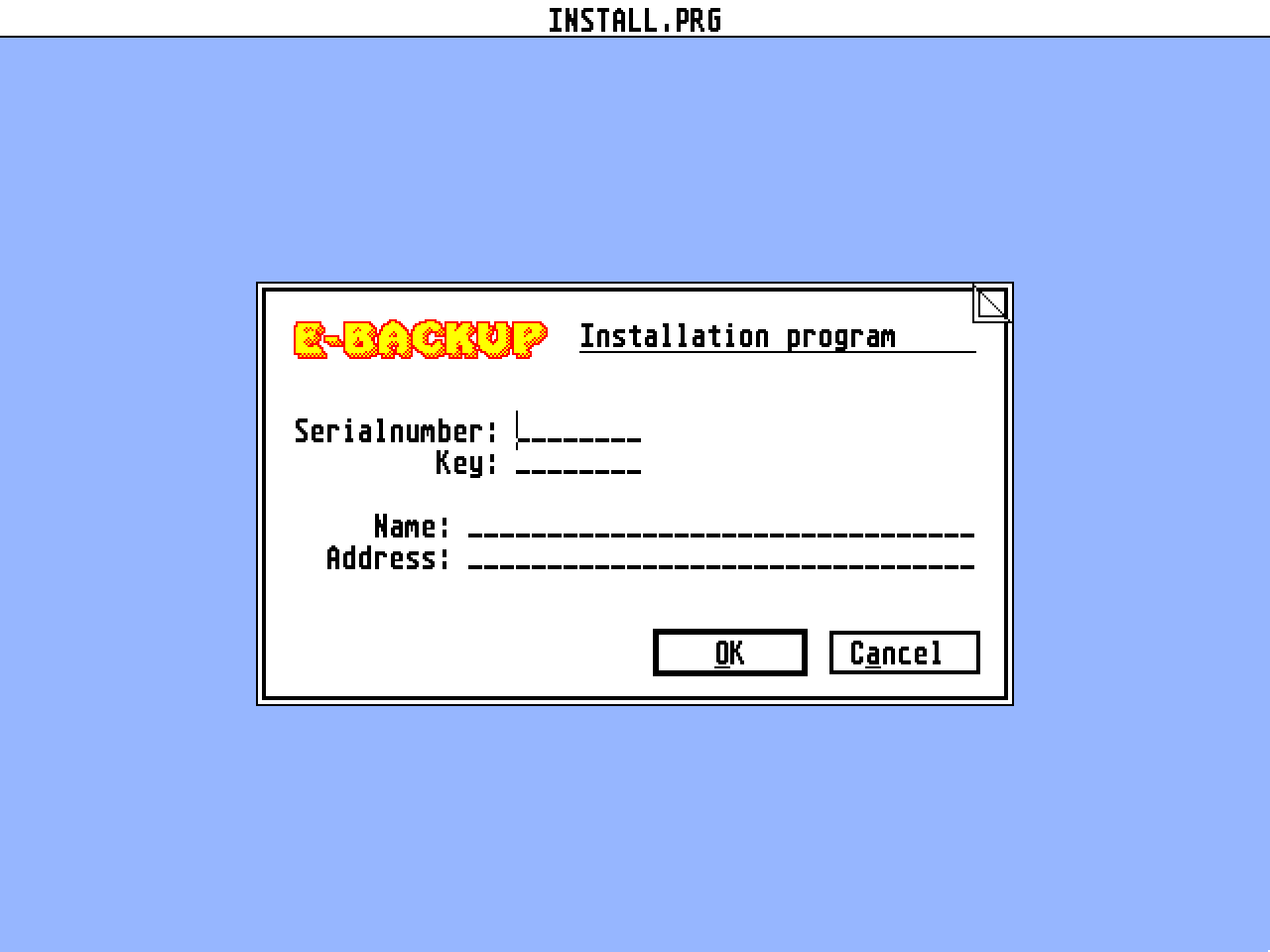 E-Backup — screenshot 1