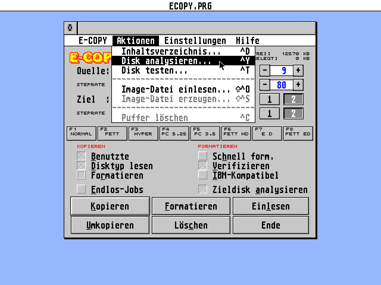 E-Copy atari screenshot
