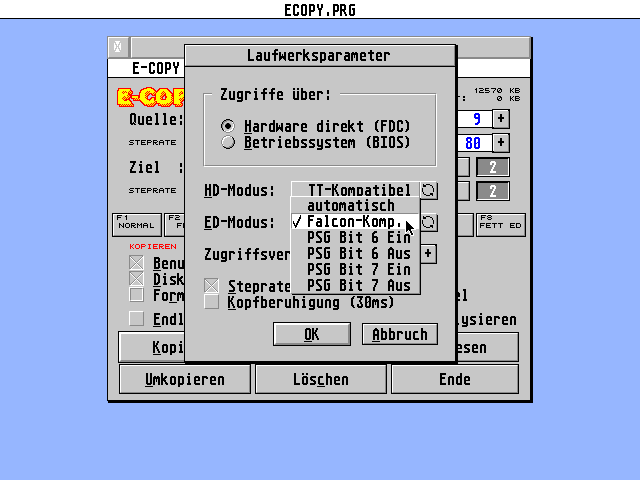 E-Copy atari screenshot