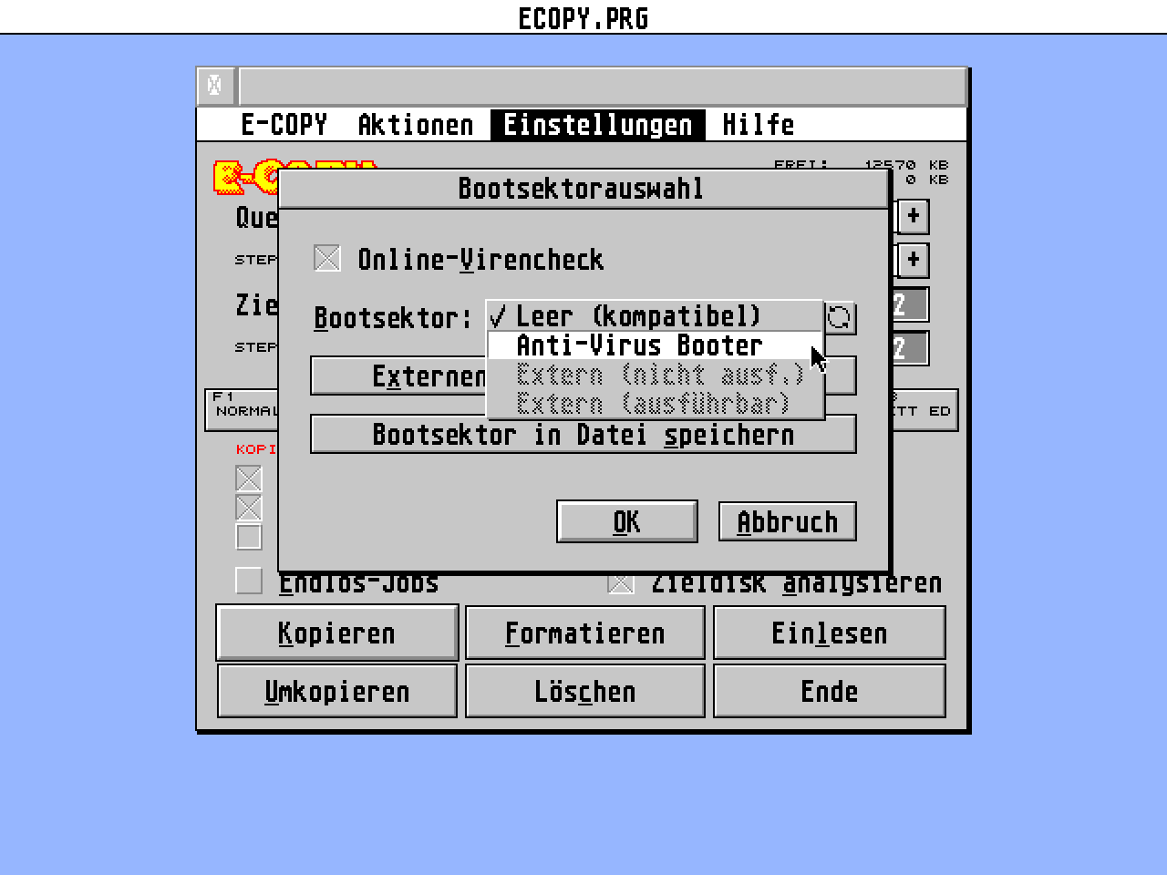E-Copy atari screenshot