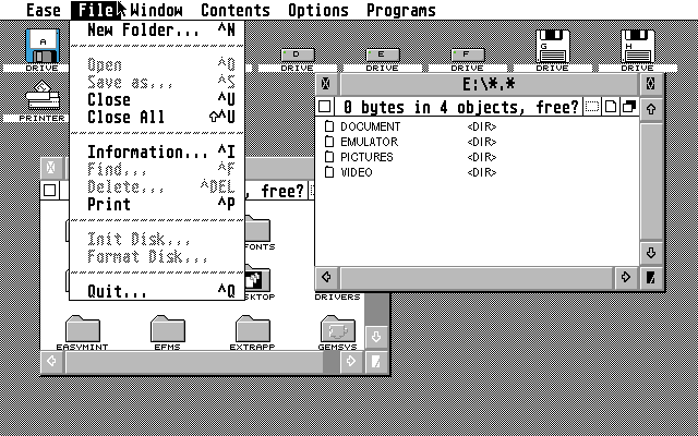 Ease atari screenshot