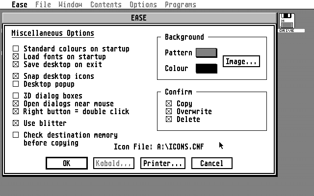 Ease atari screenshot