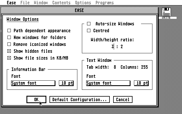 Ease atari screenshot