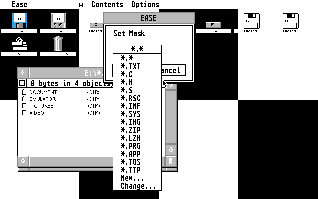 Ease atari screenshot