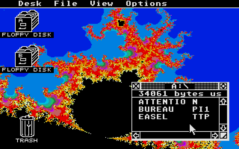 Easel atari screenshot
