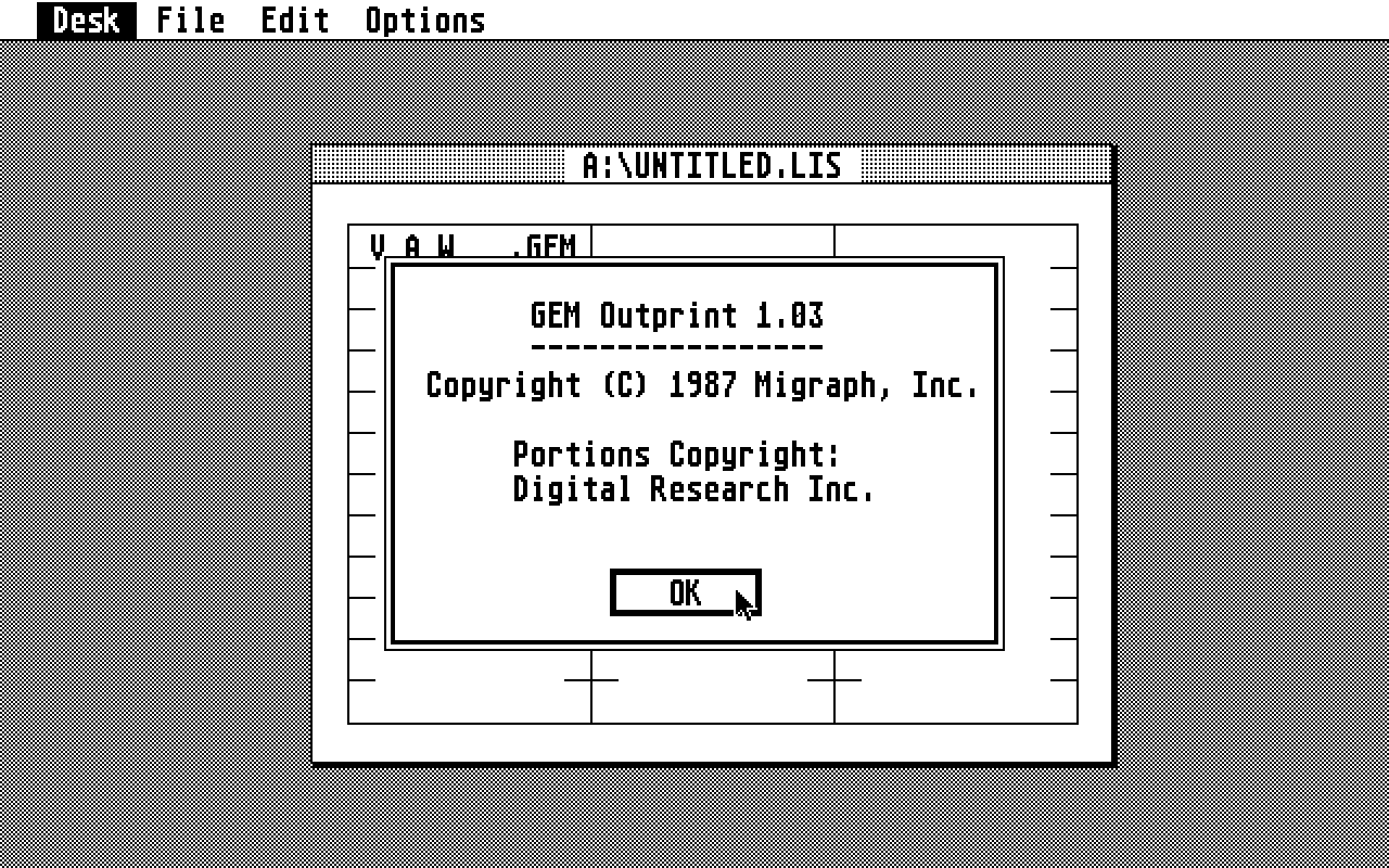 Easy Draw atari screenshot