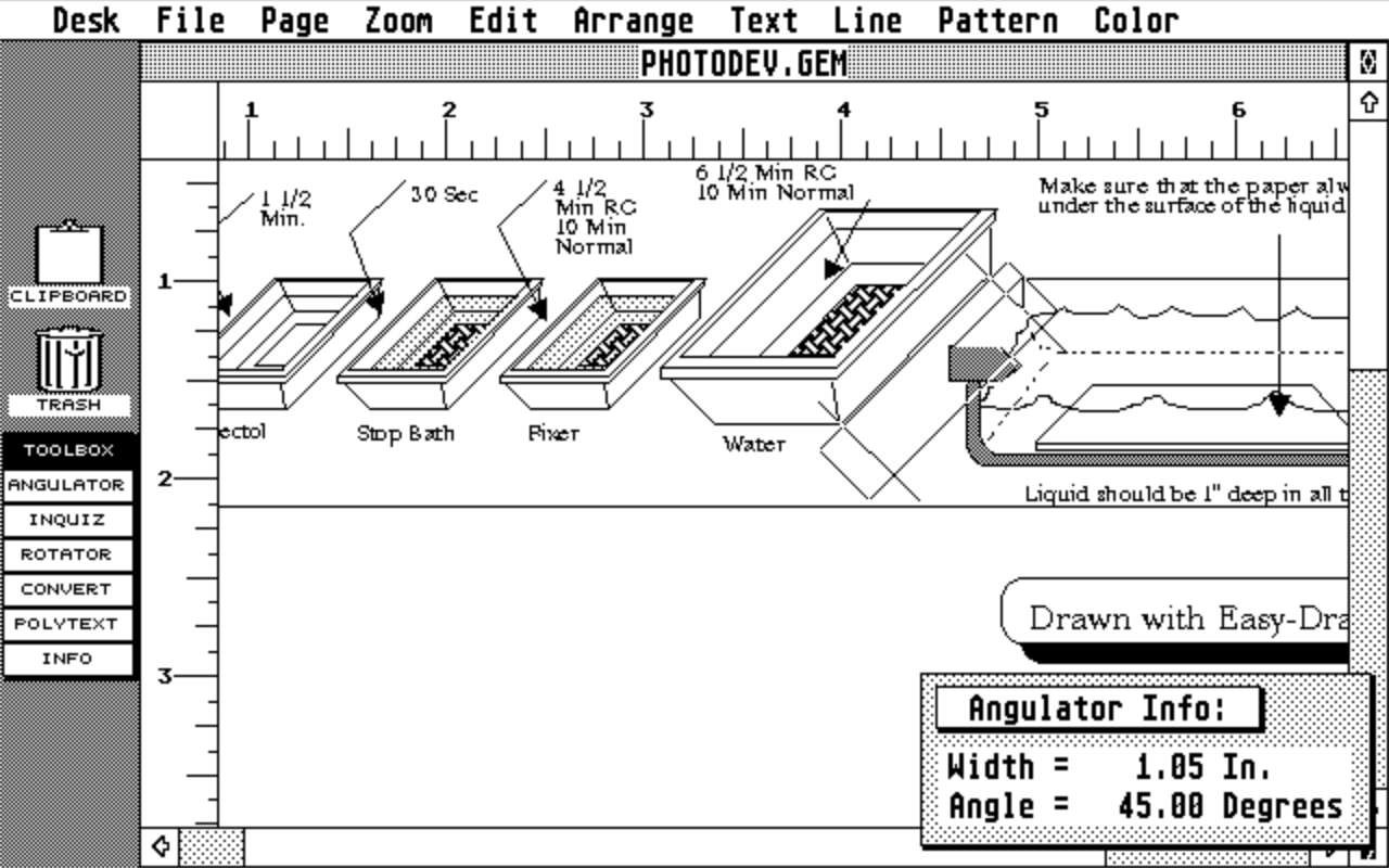 Easy Tools atari screenshot