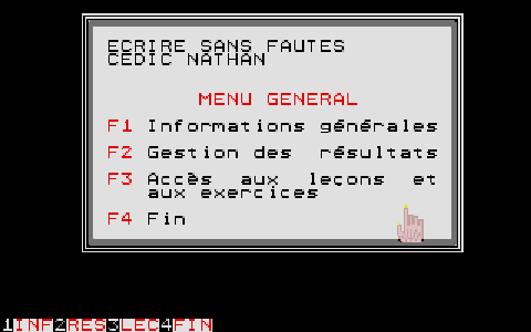 Écrire sans Fautes - Volume 2 - Noms, Adjectifs et Verbes atari screenshot