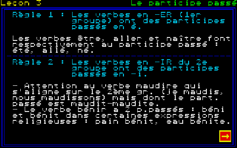 Écrire sans Fautes - Volume 2 - Noms, Adjectifs et Verbes atari screenshot