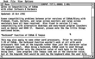 Edhak atari screenshot