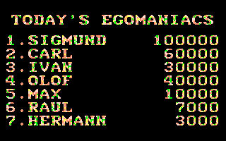 Ego atari screenshot