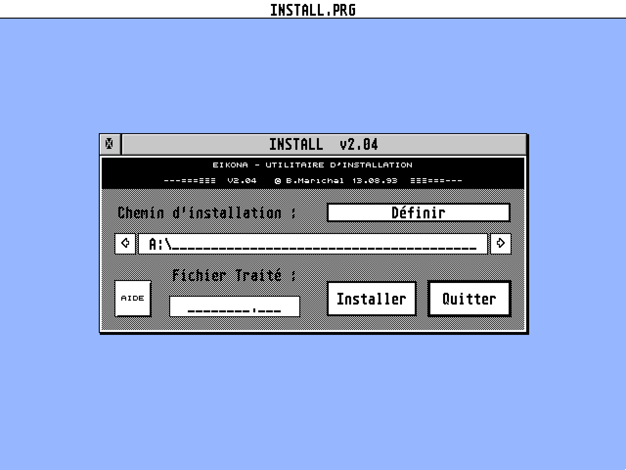 Eikona atari screenshot