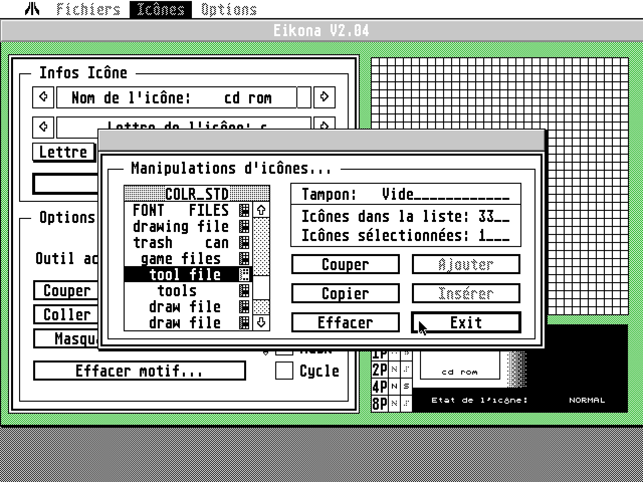 Eikona atari screenshot