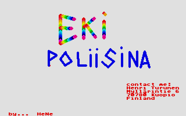 Eki Poliisina