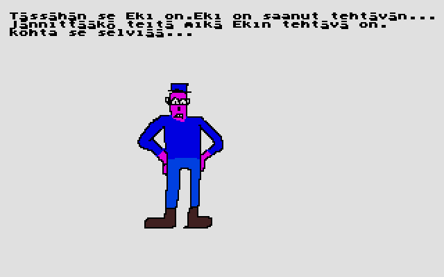 Eki Poliisina atari screenshot