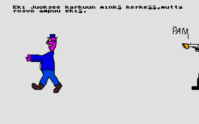 Eki Poliisina atari screenshot