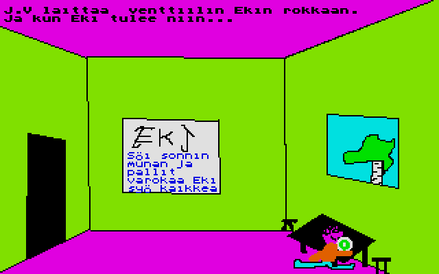 Eki Syö Pyöränventtiilin? atari screenshot