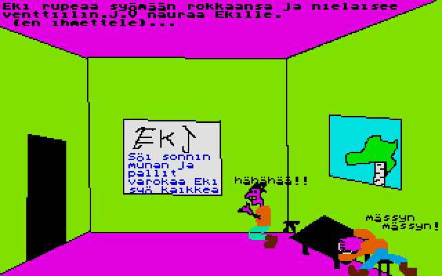 Eki Syö Pyöränventtiilin? atari screenshot