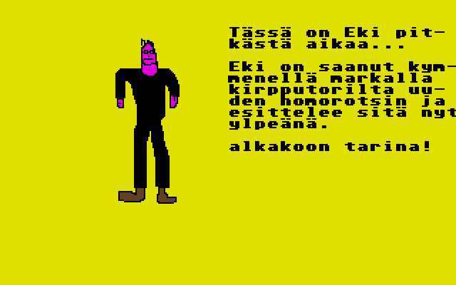 Ekillä Tyttöystävä??? atari screenshot