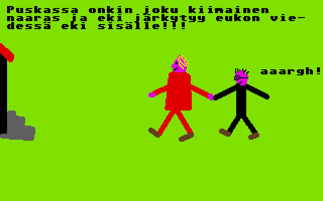 Ekillä Tyttöystävä??? atari screenshot