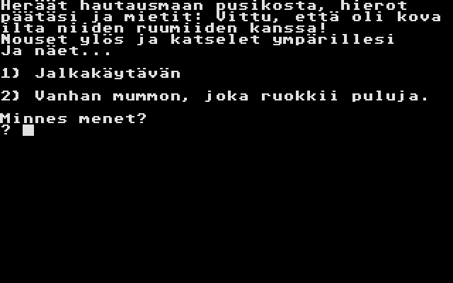 Ekin Seikkailut atari screenshot
