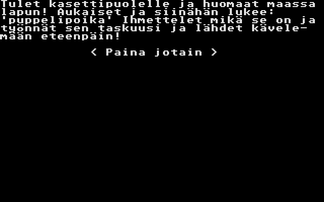 Ekin Seikkailut atari screenshot