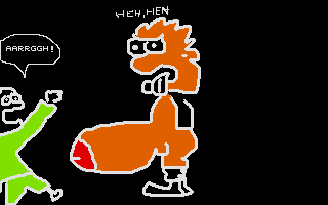 Ekin Seikkailut atari screenshot