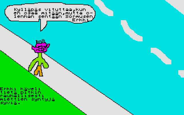 Ekin Uudet Seikkailut atari screenshot
