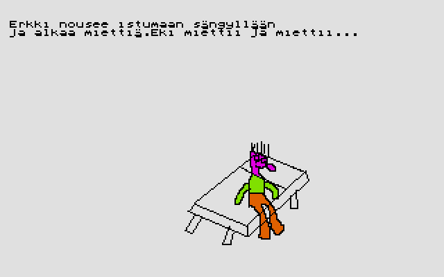 Ekin Uudet Seikkailut atari screenshot