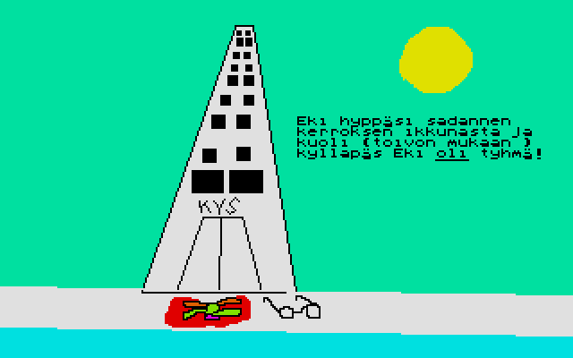Ekin Uudet Seikkailut atari screenshot