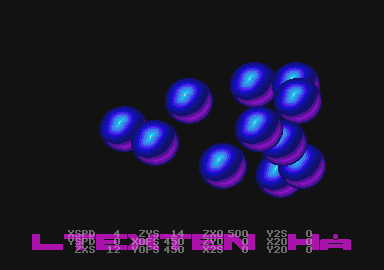 Electra Demo atari screenshot