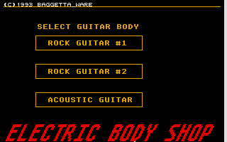 Electronic Body Shop atari screenshot