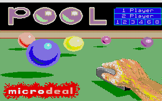 Electronic Pool atari screenshot