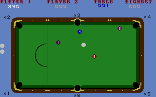 Electronic Pool atari screenshot