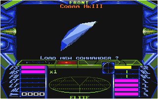 Elite atari screenshot