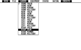 Elite Cheat atari screenshot