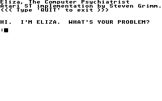 Eliza — screenshot 1