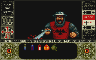 Elvira - Mistress of the Dark atari screenshot
