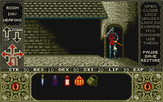 Elvira - Mistress of the Dark atari screenshot