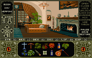 Elvira - Mistress of the Dark atari screenshot