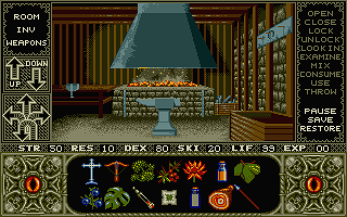 Elvira - Mistress of the Dark atari screenshot